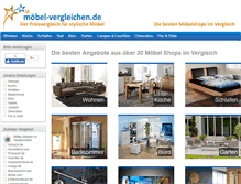Tablet Screenshot of moebel-vergleichen.de
